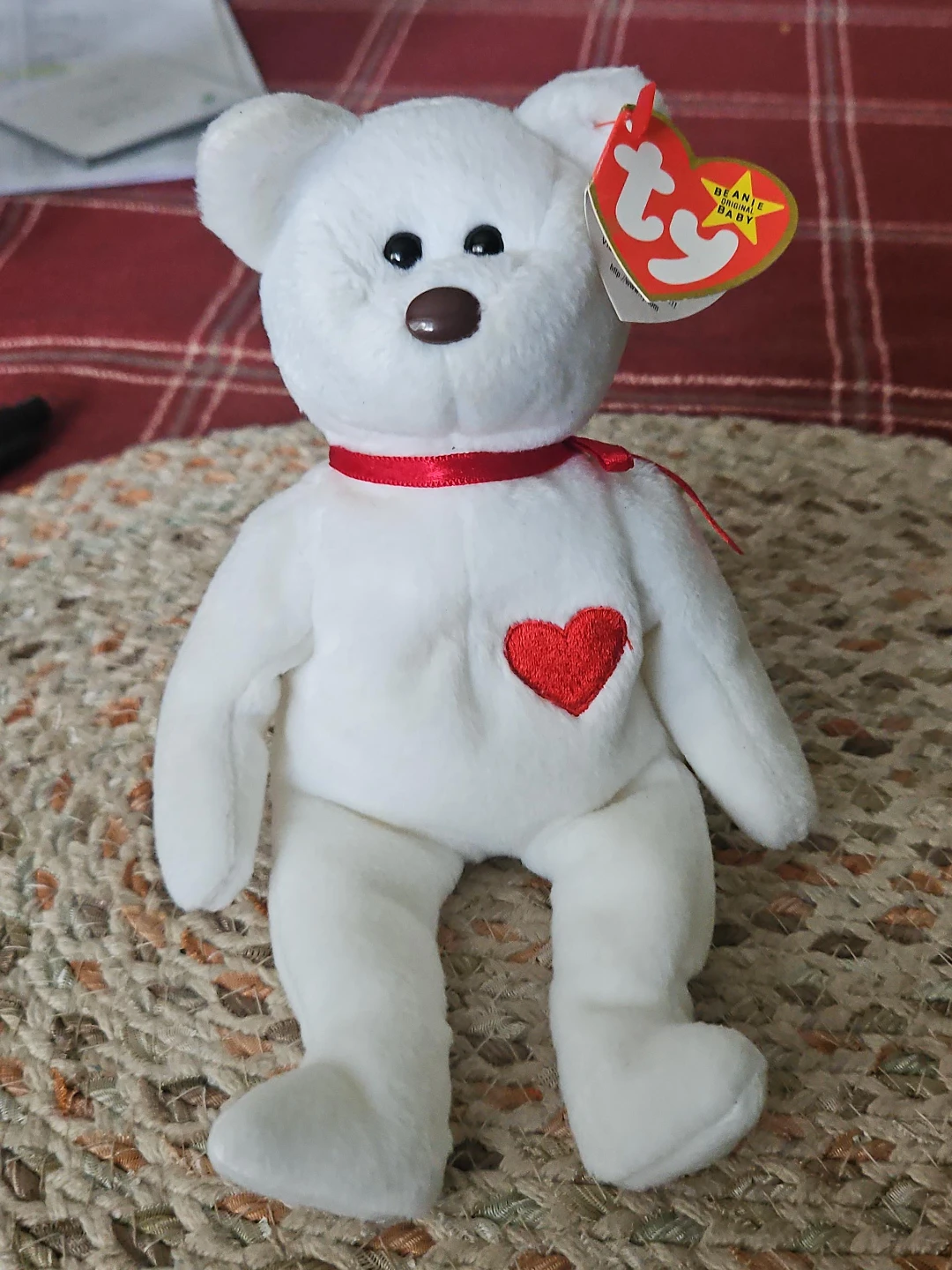 Ty Beanie Baby Valentine Bear