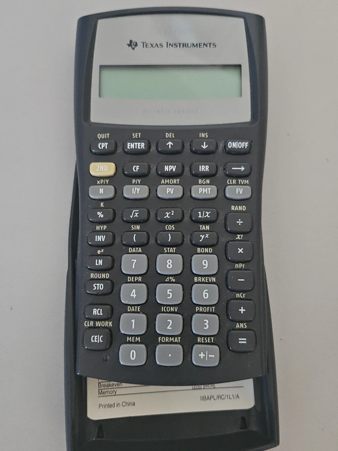 Texas Instruments BA II Plus Financial Calculator