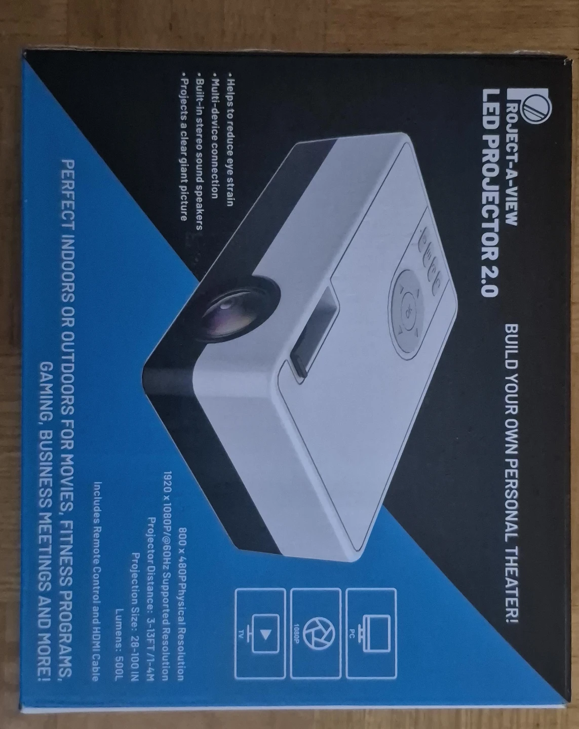 Project-A-View LED Projector 2.0