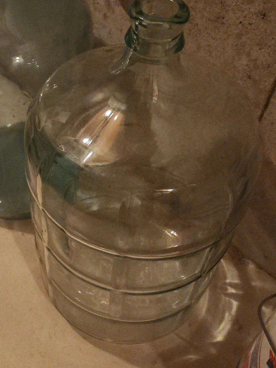 Glass carboy jug