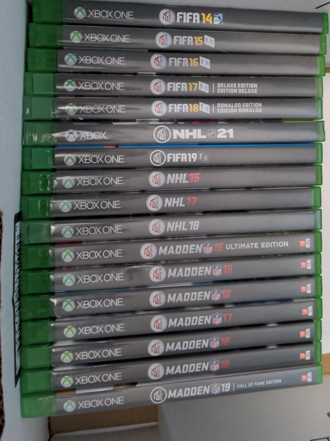 Collection of 17 Xbox One EA Sports Games