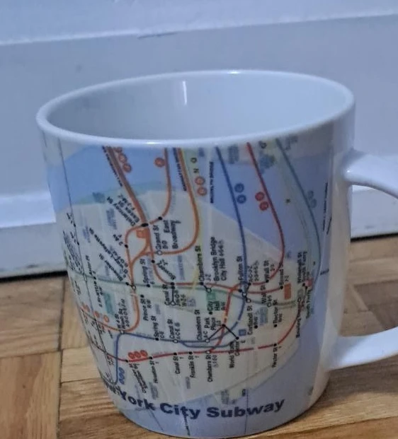 New York City Subway Map Coffee Mug