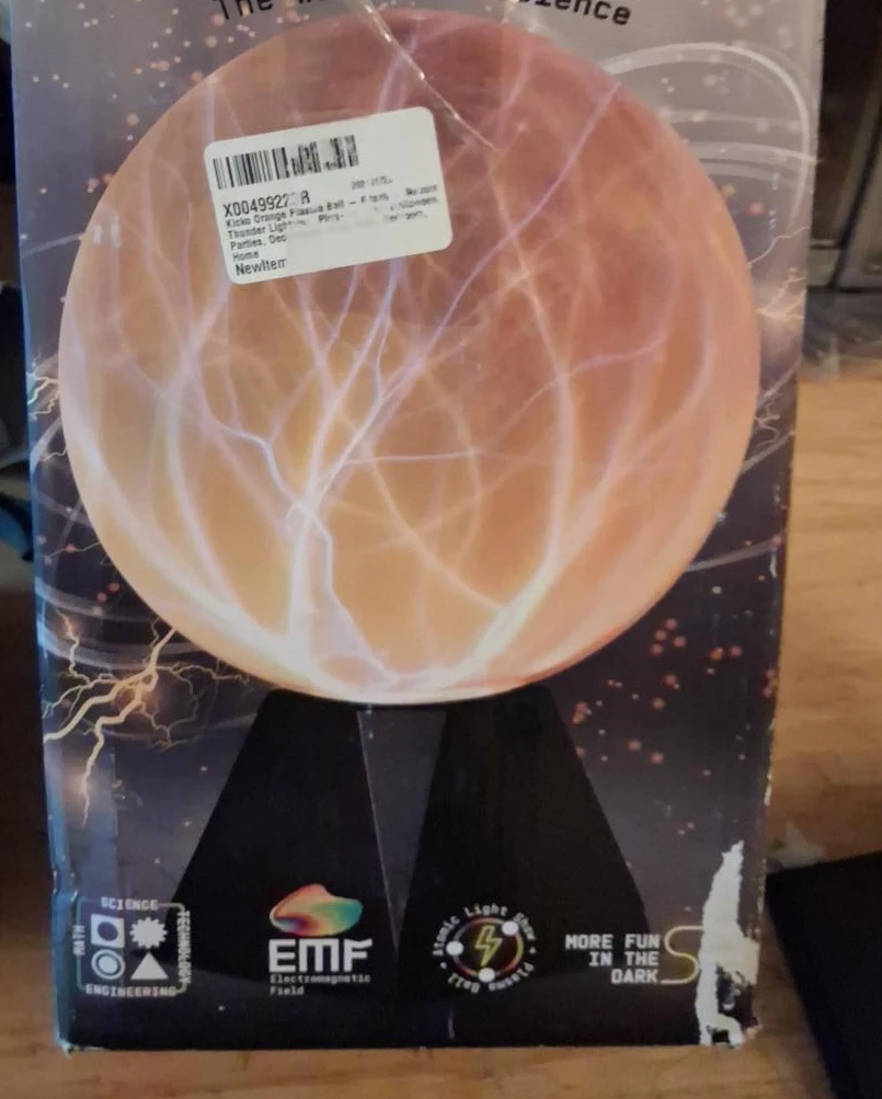Kicko Orange Plasma Ball