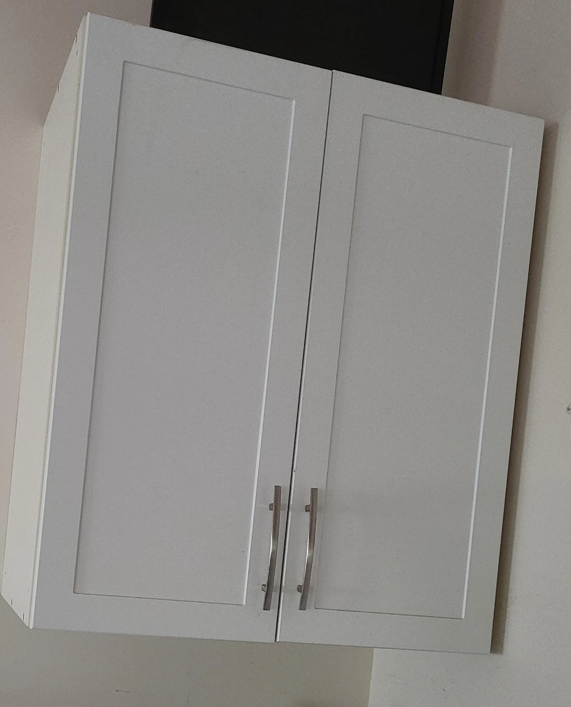 White Two-Door Wall Cabinet (Kitchen Craft)