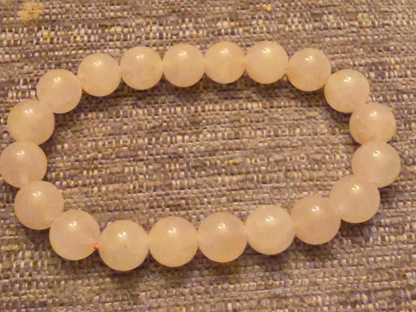Rose Quartz Beaded Bracelet