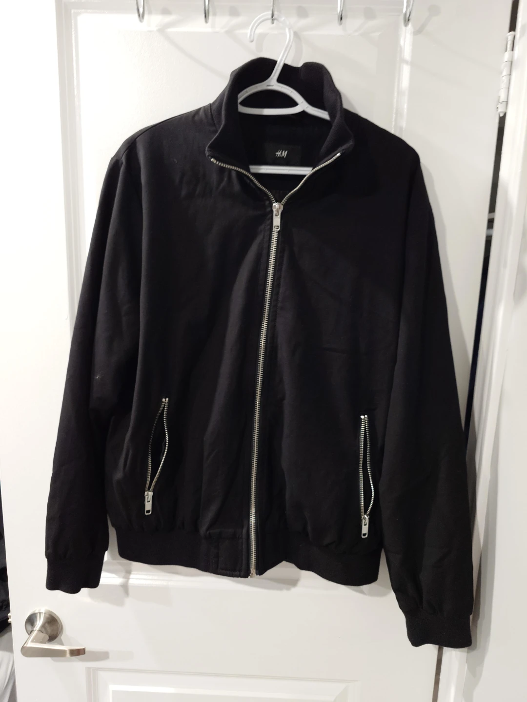 H&M Black Zip-Up Jacket