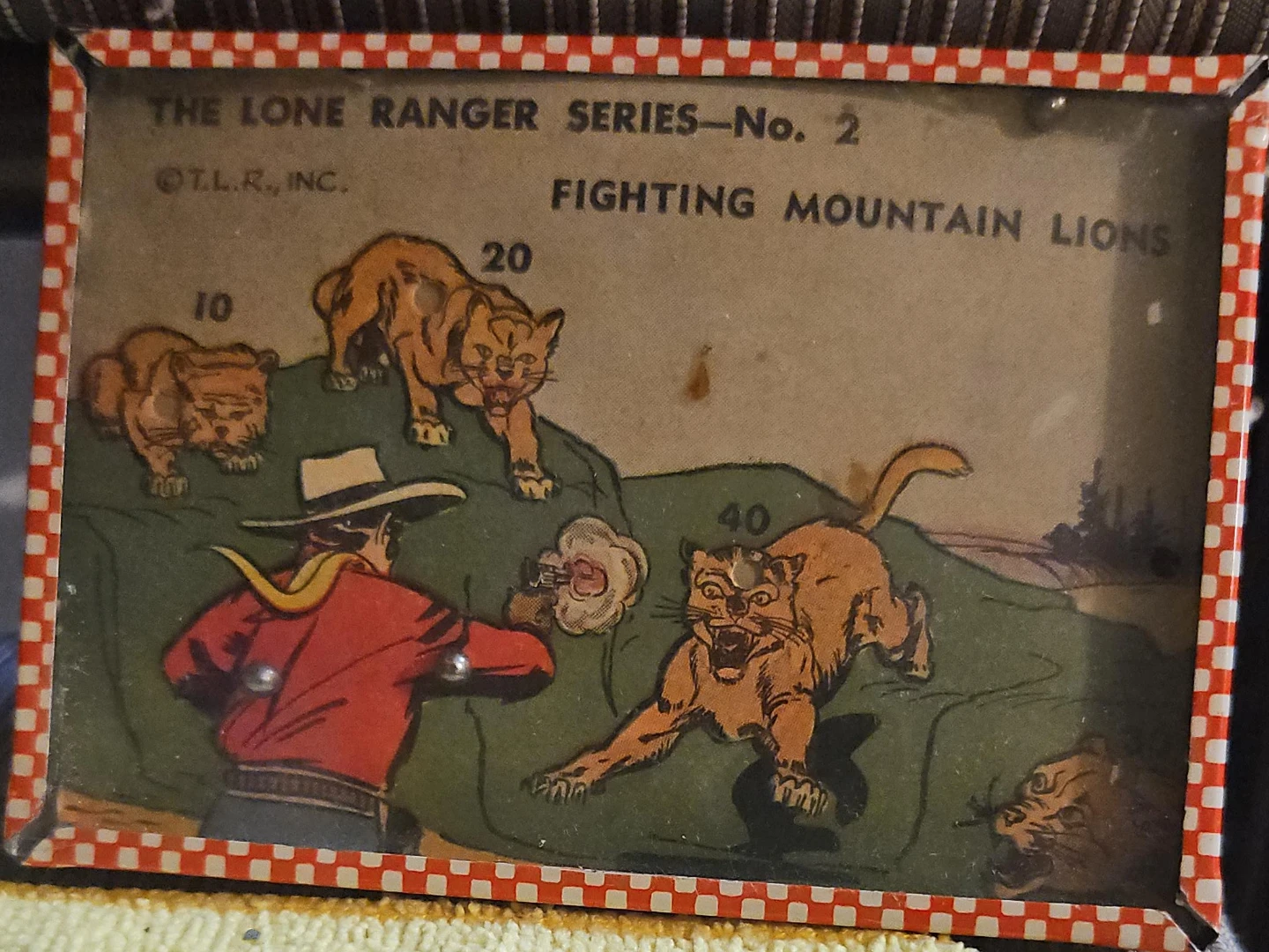 Vintage The Lone Ranger Series No. 1 and No. 2 Games
