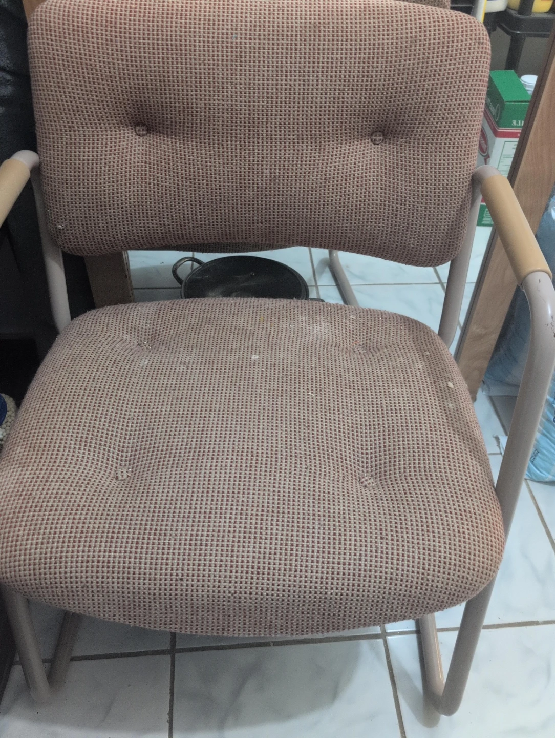 Tan Fabric Office Chair