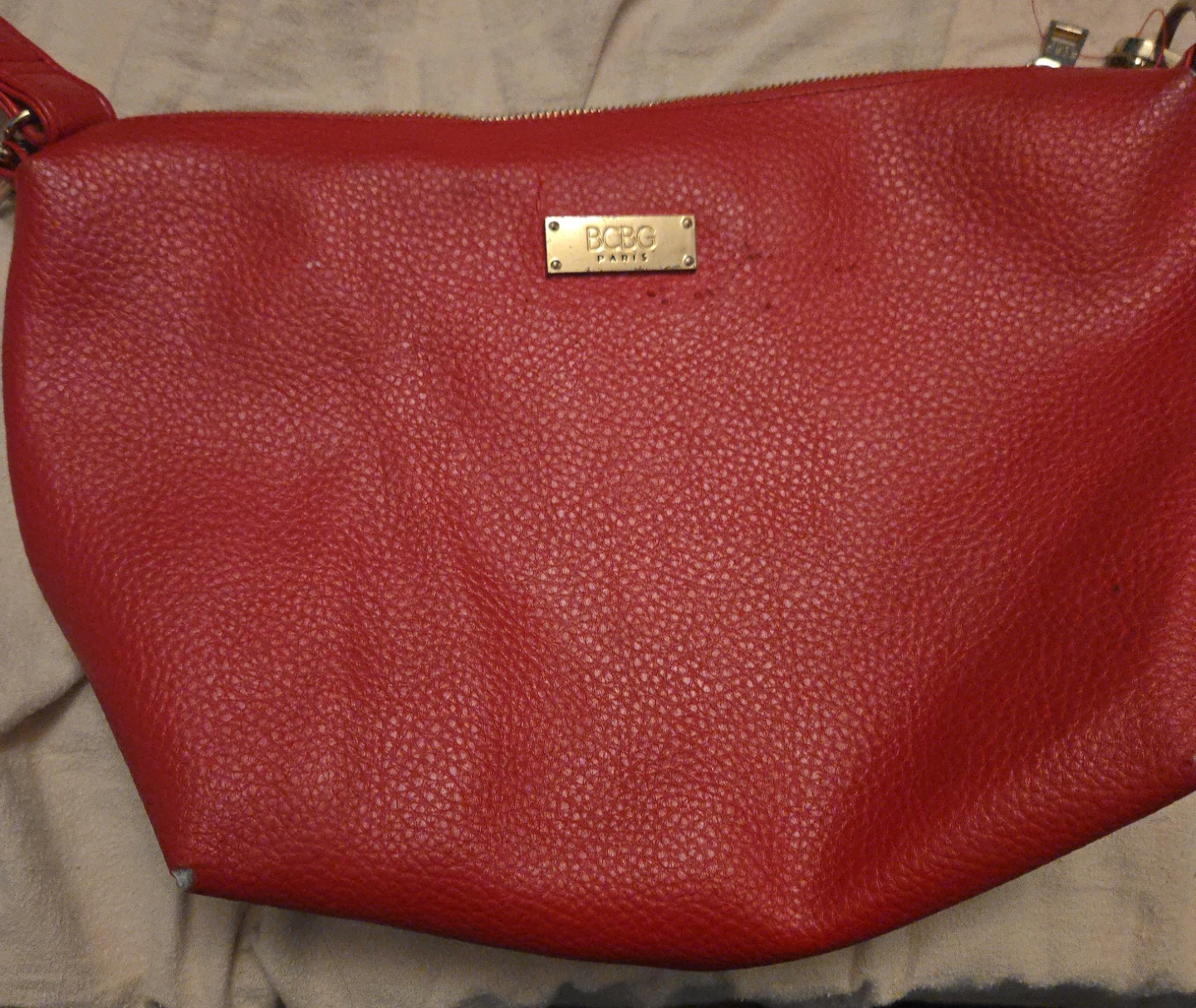 BCBG Paris Red Crossbody Bag