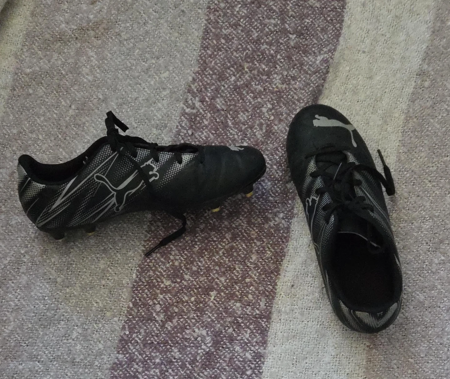 Puma Black Soccer Cleats