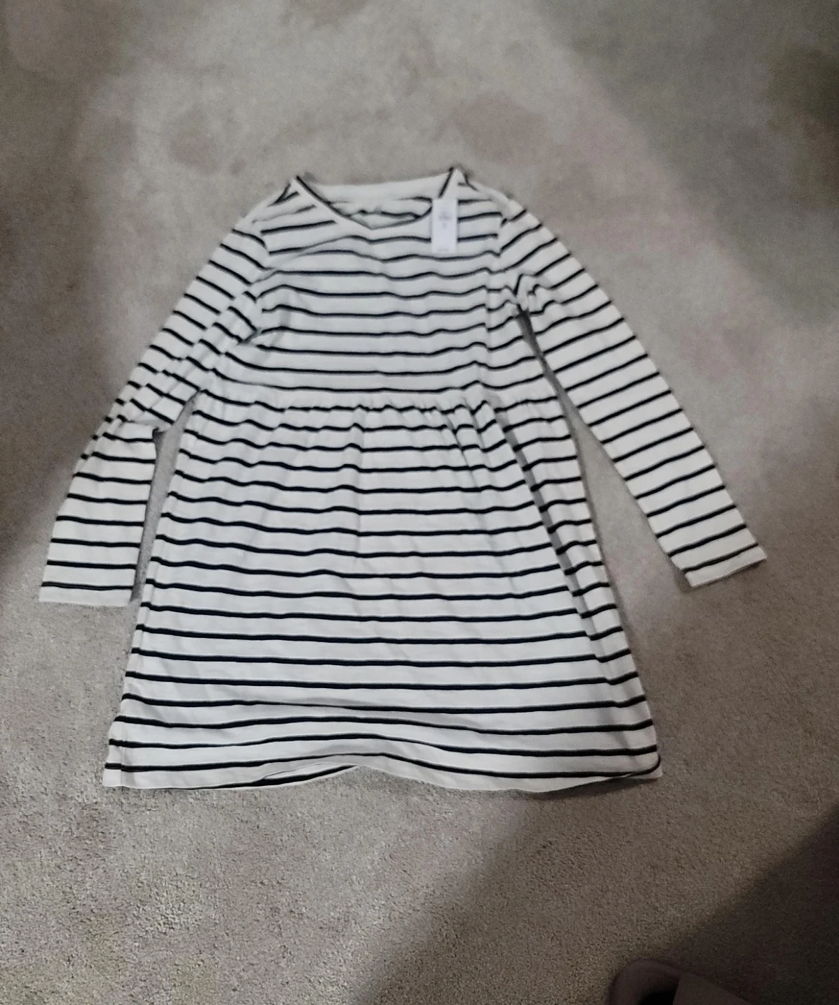 Old Navy Kids Striped Long Sleeve Dress