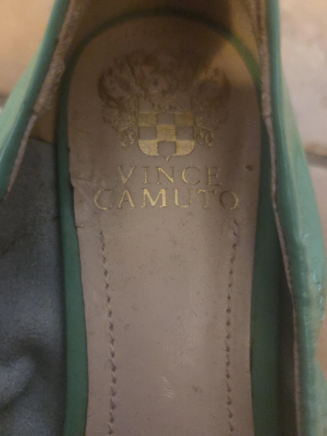 Vince Camuto Mint Green Wedge Heels