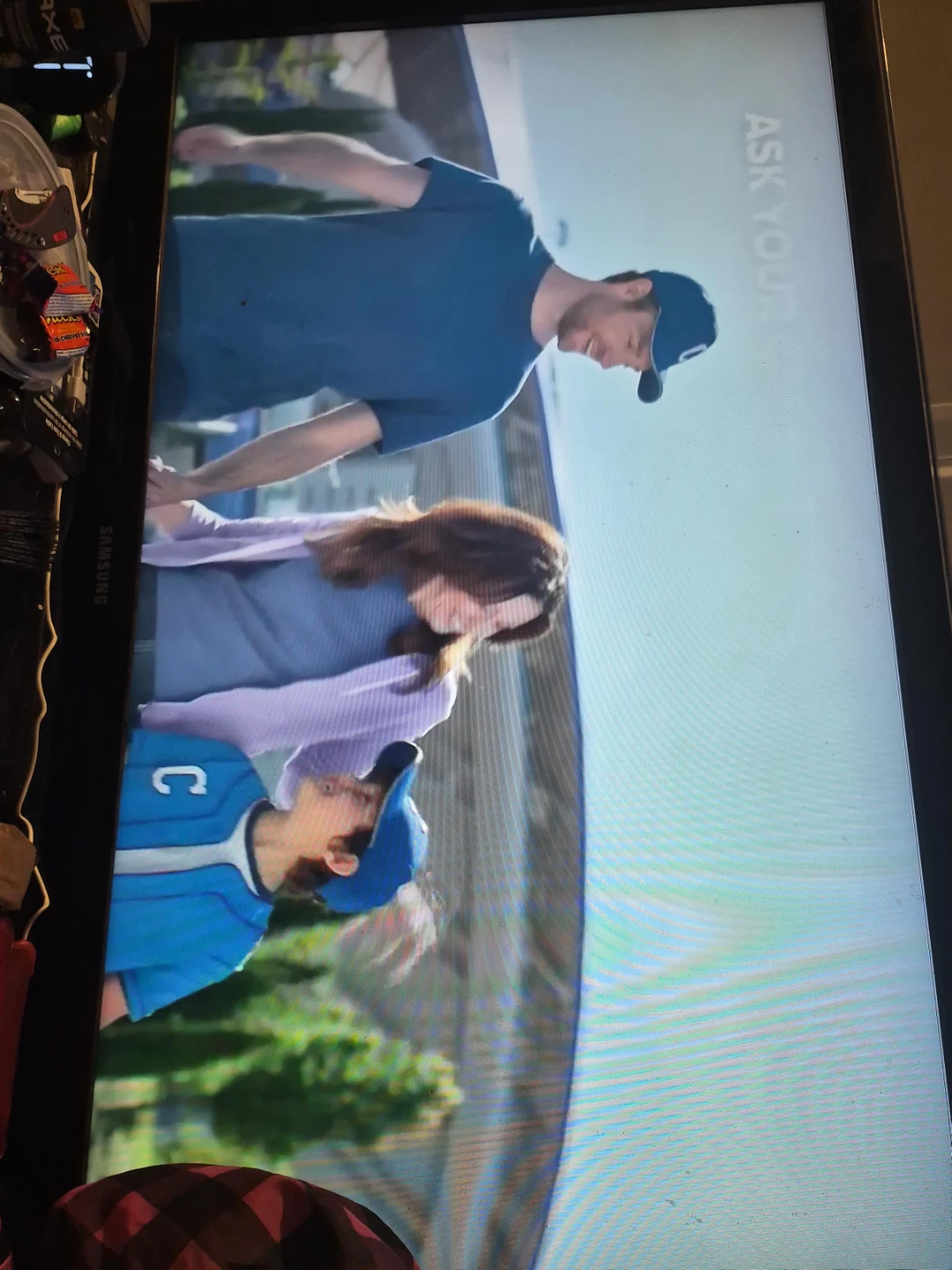 Samsung TV i think its a 52 /62 inc TV
