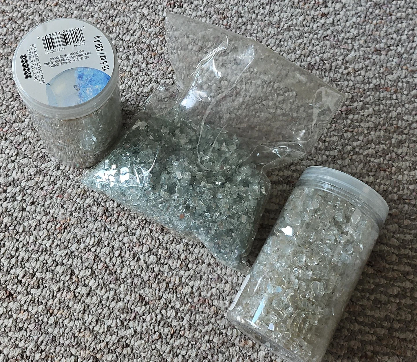 Ashland Decorative Filler Glass Pieces