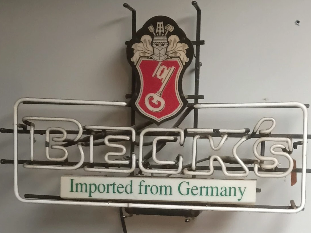 Beck's Neon Beer Sign