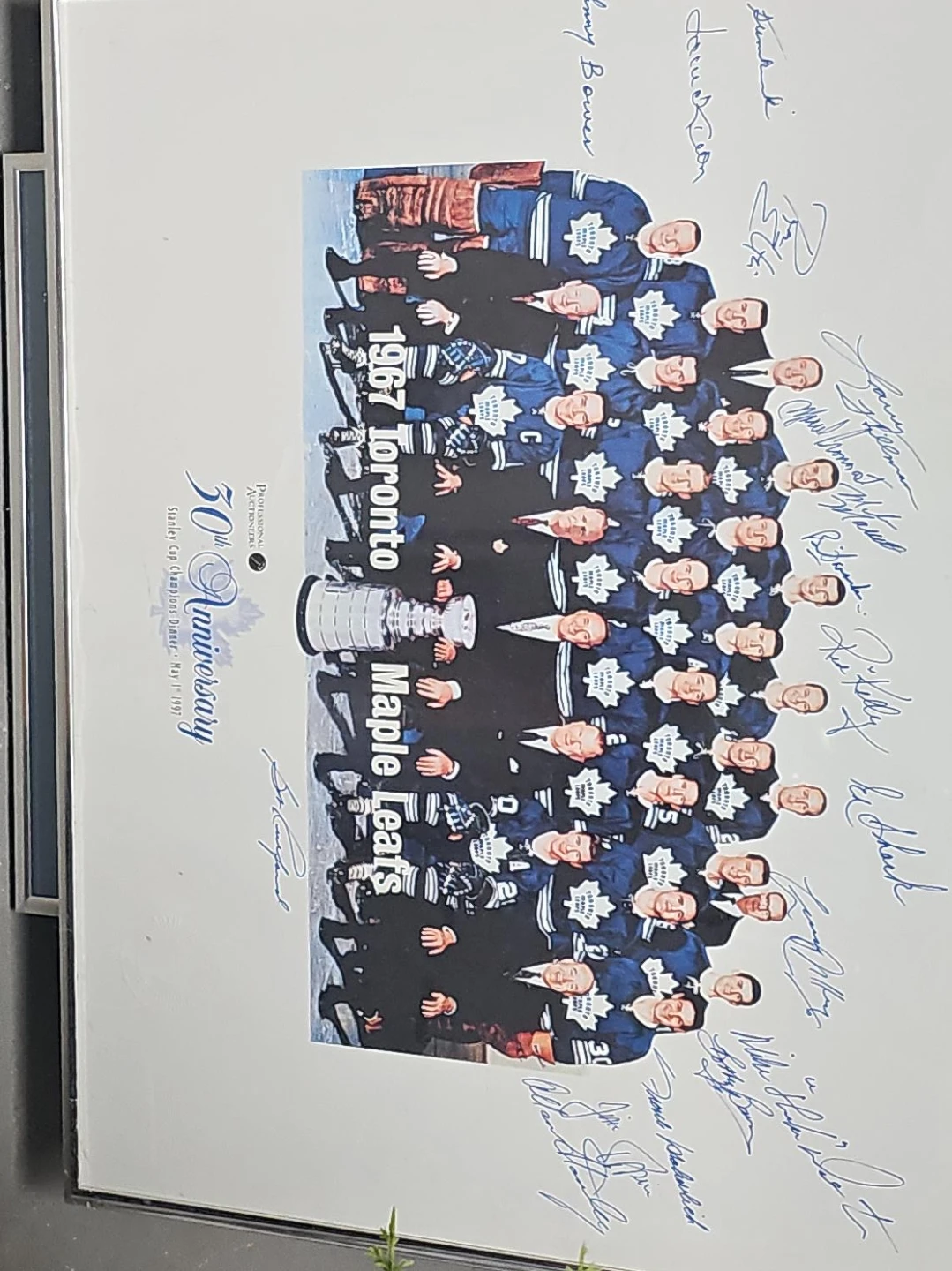 1967 Toronto Maple Leafs 30th Anniversary Framed Print