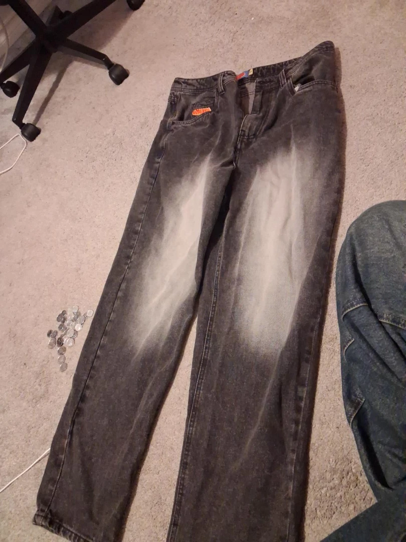 Uniqlo Washed Grey Jeans