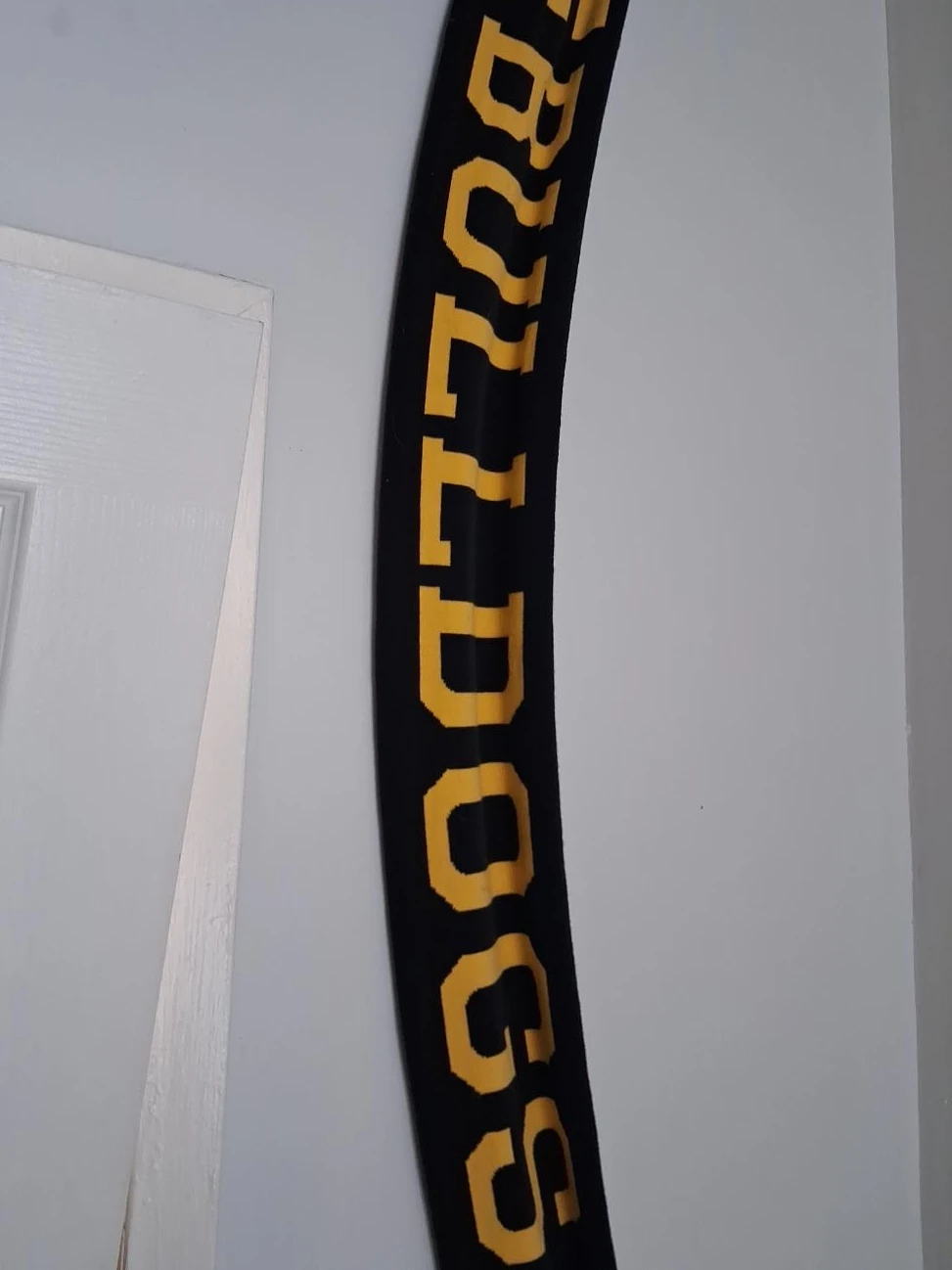 Black & Gold Bulldogs Scarf