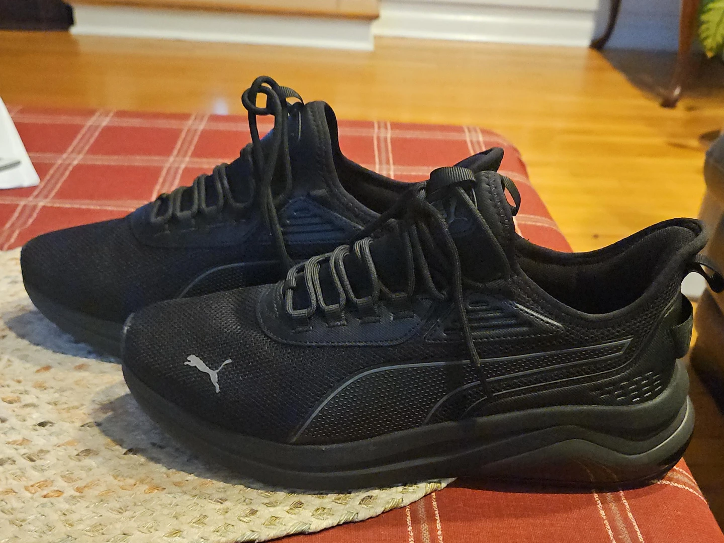 Puma Black Athletic Sneakers