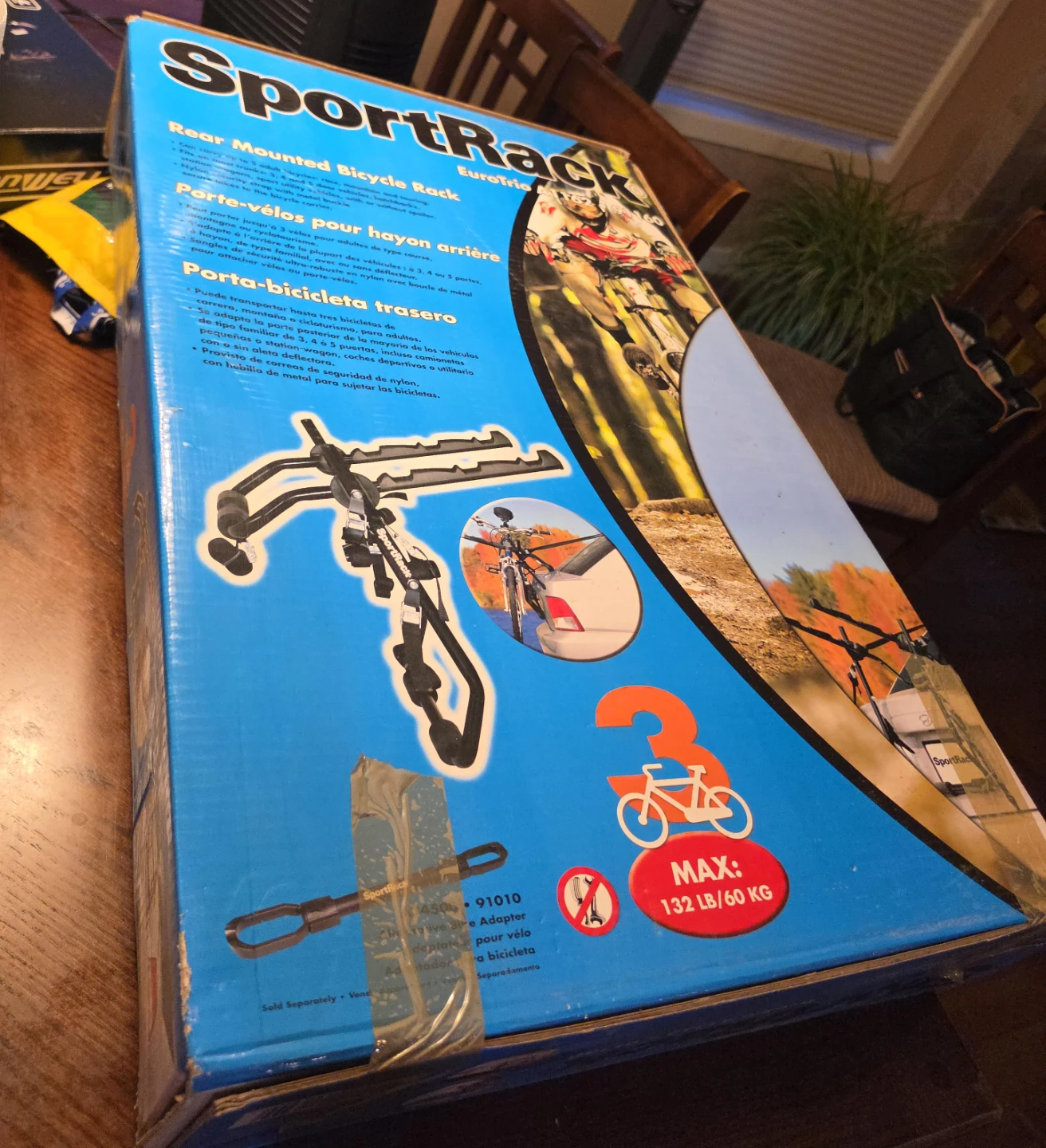 SportRack EuroTrio Rear Mounted Bicycle Rack