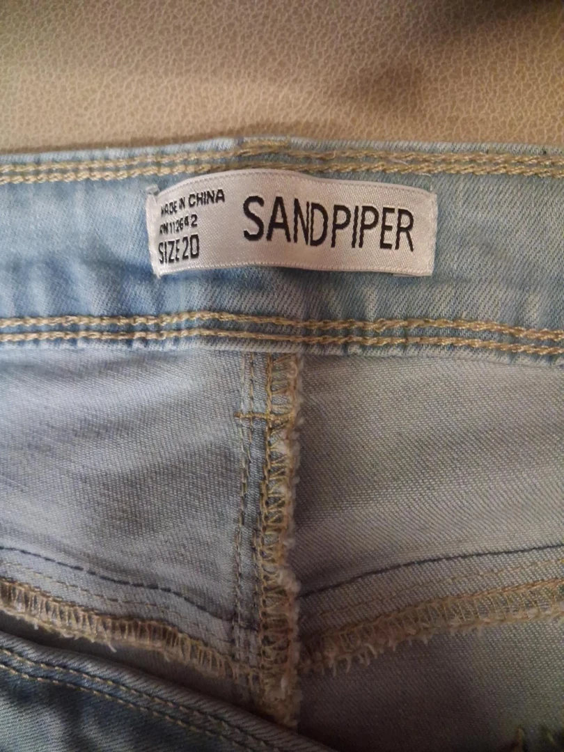 Sandpiper Light Wash Denim Jeans