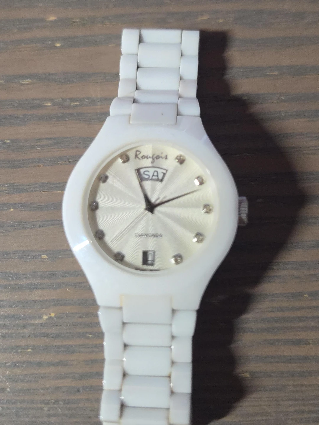 Rougois White Ceramic Watch