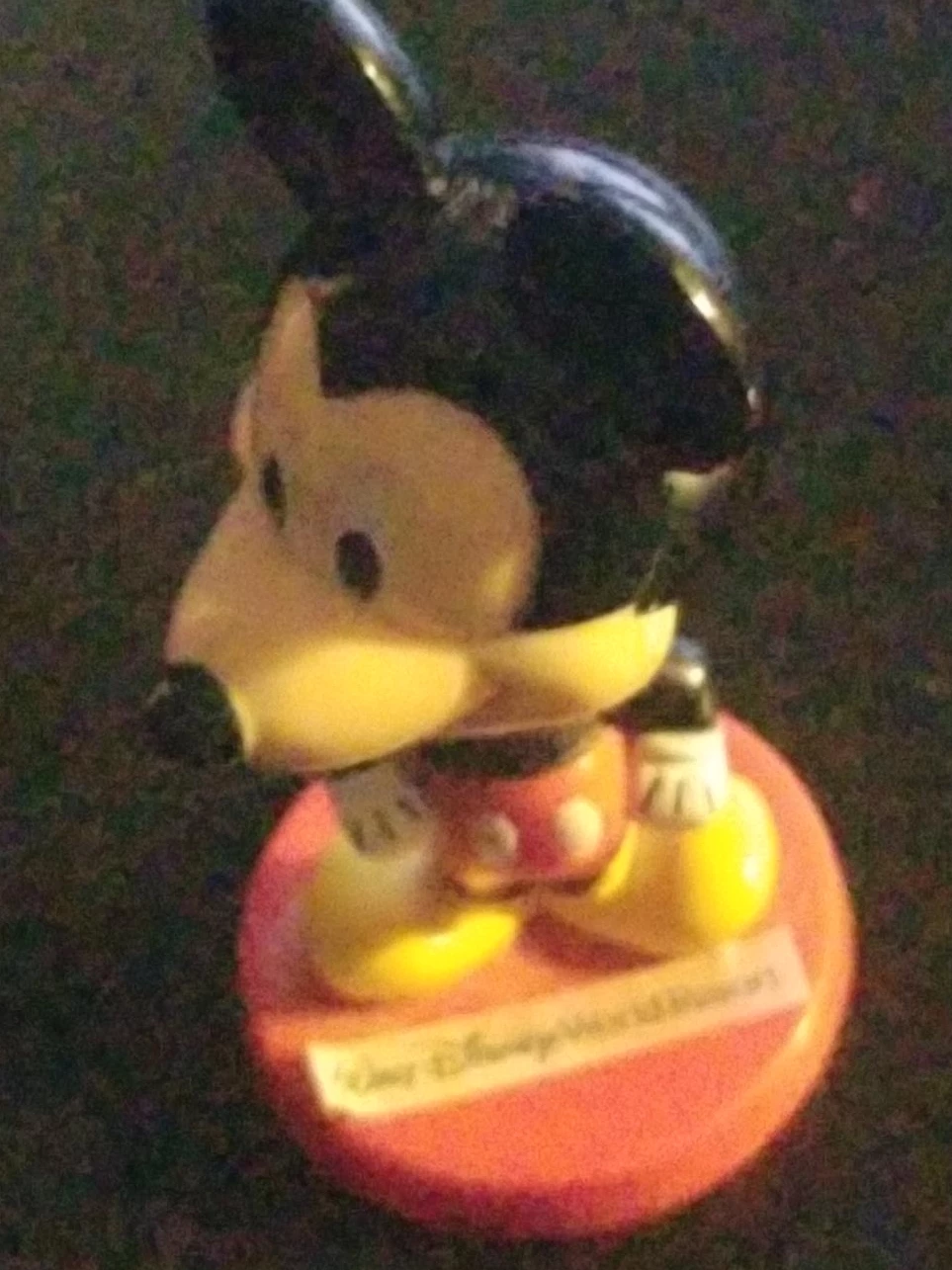Walt Disney World Mickey Mouse Figurine