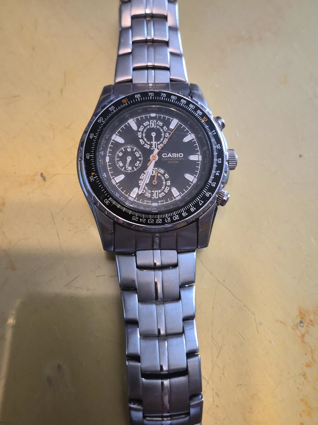 Casio Chronograph Stainless Steel Watch