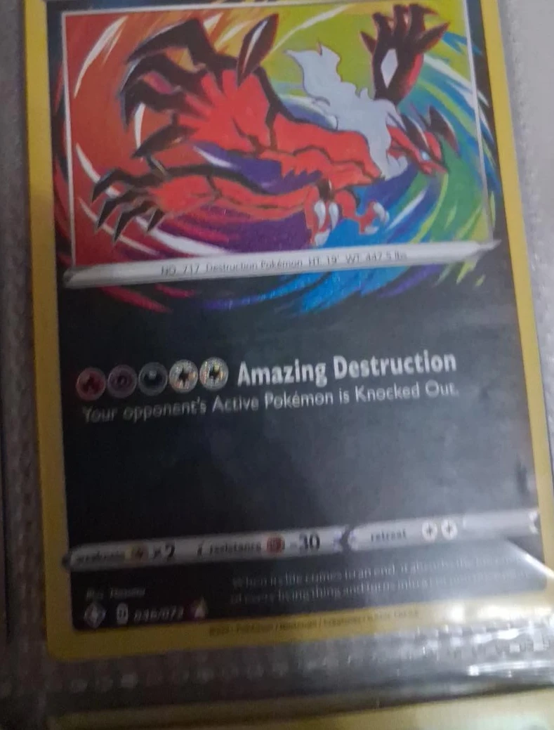 Yveltal Amazing Rare Pokemon Card