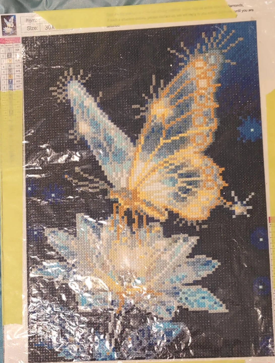 Butterfly and Flower Diamond Painting