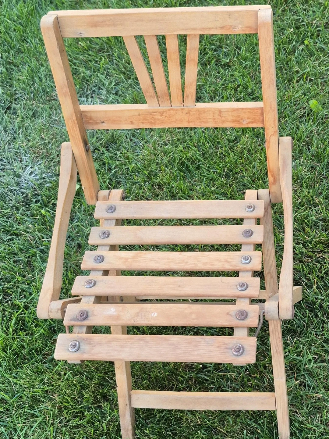 Vintage Wooden Folding Chair