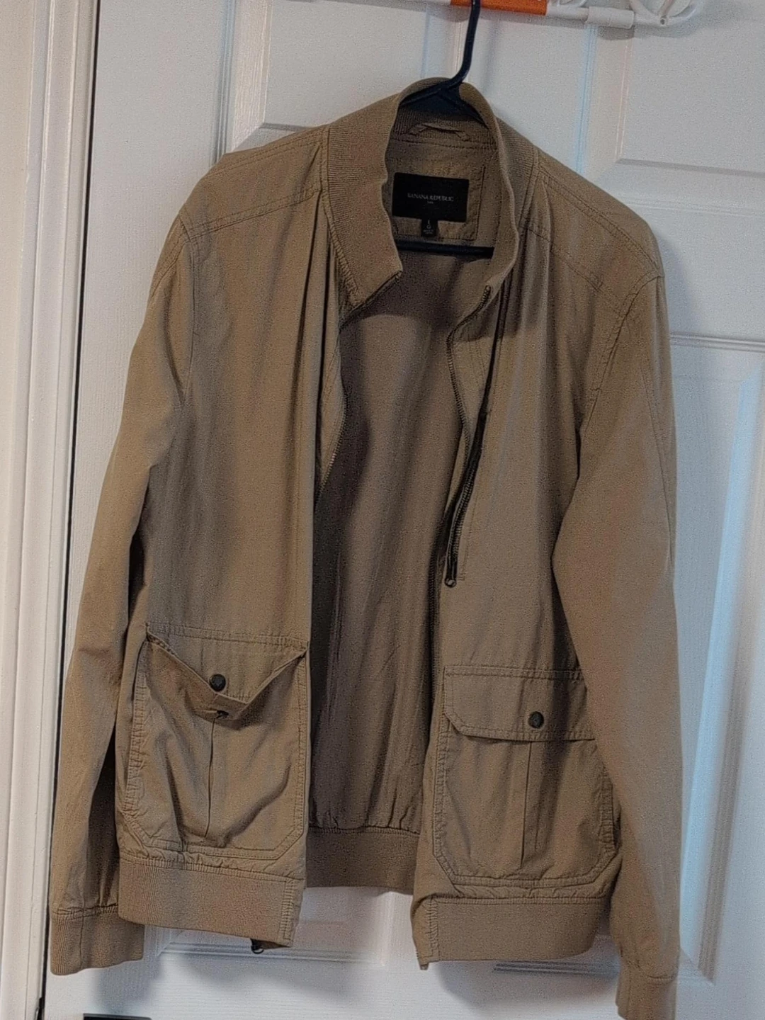Banana Republic Khaki Bomber Jacket