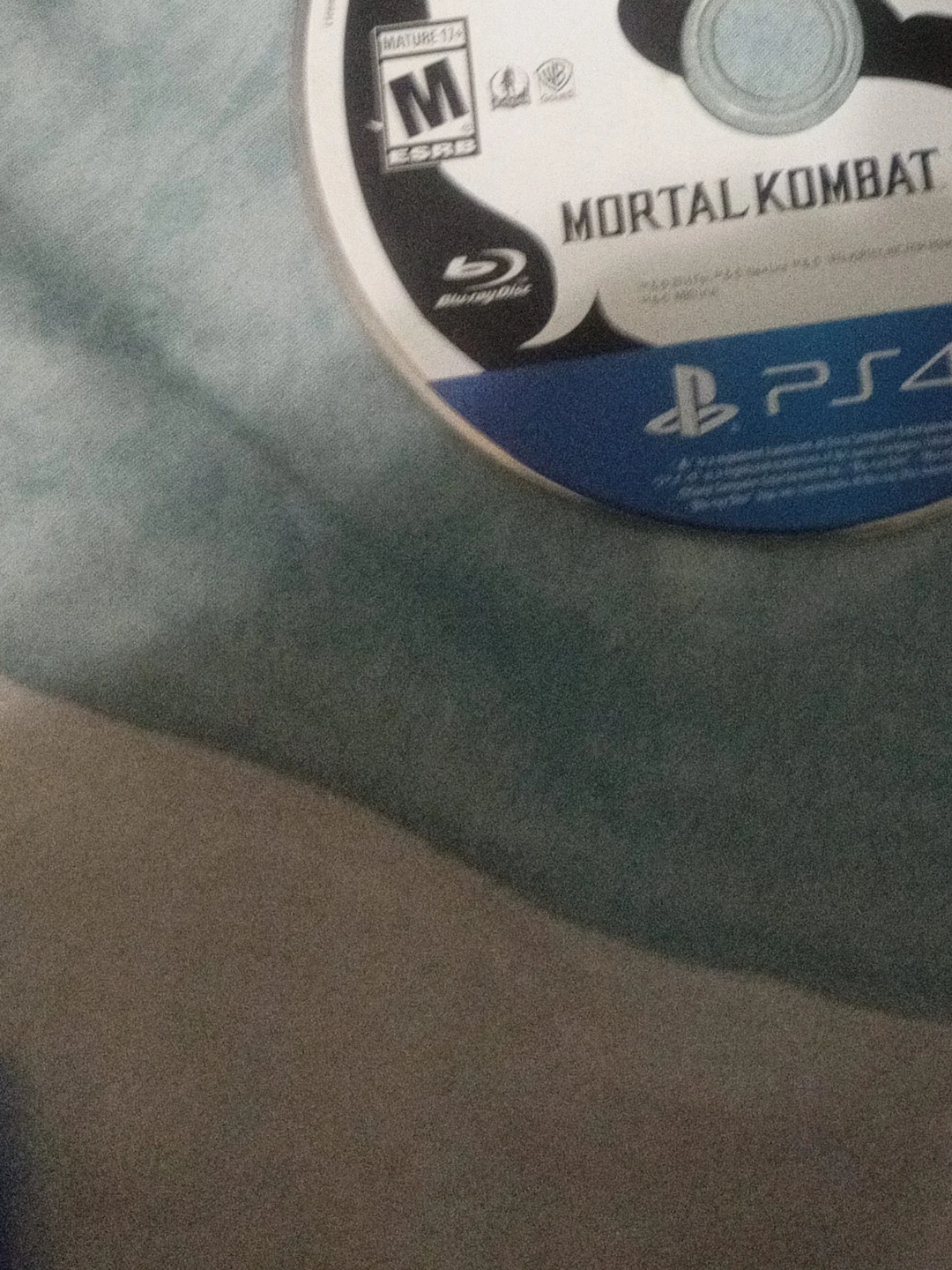 Mortal Kombat PS4 Game Disc
