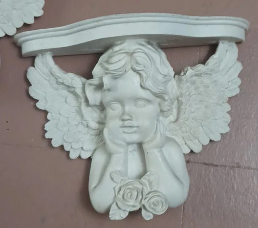 Set of Two Angel Wall Shelves
