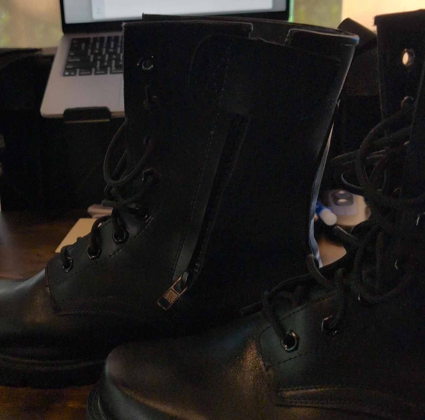Black Tactical Combat Boots
