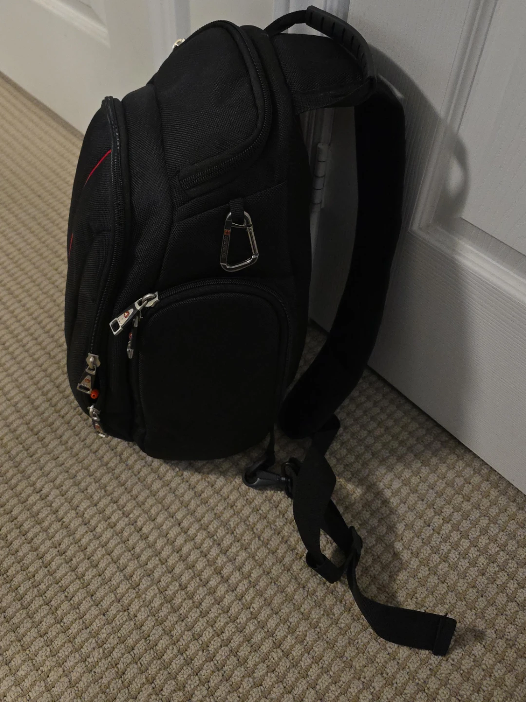 SwissGear Black Sling Camera Backpack
