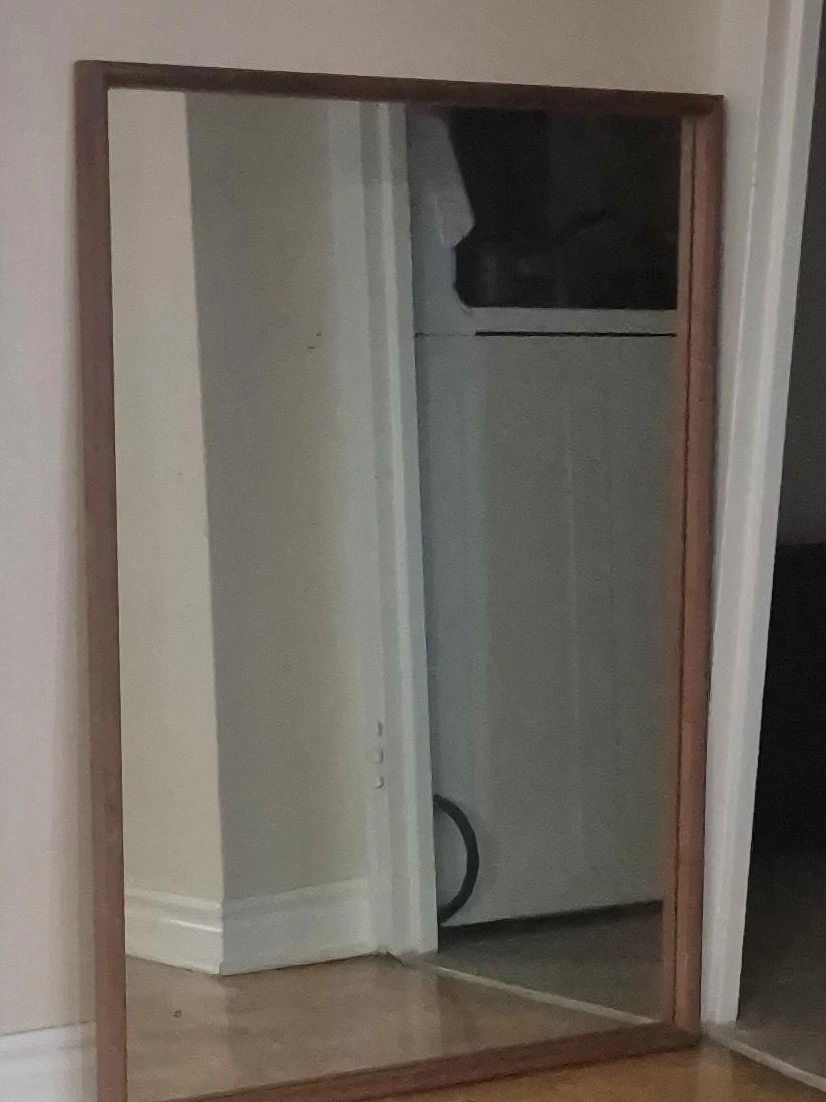 Wooden Framed Wall Mirror
