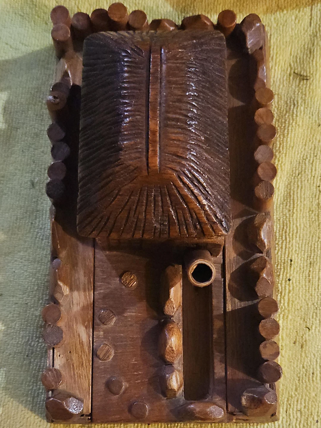 Wooden House Ornament