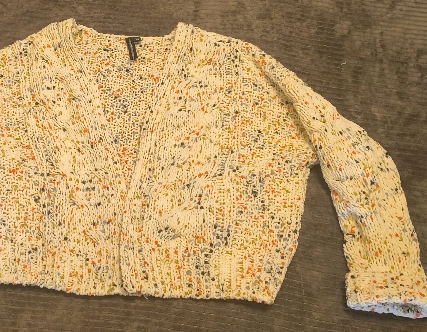 Moon & Madison Multi-Coloured Knit Cardigan