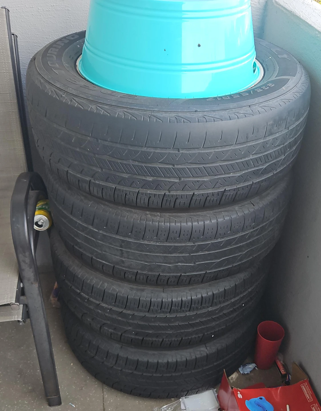 Set of 4 Kelly Edge Touring Tires 235/65R17