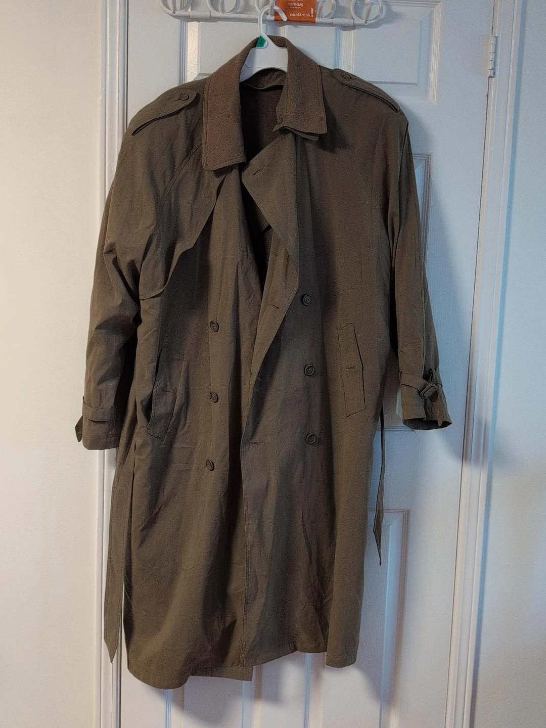 Vintage Men's Brown Trench Coat
