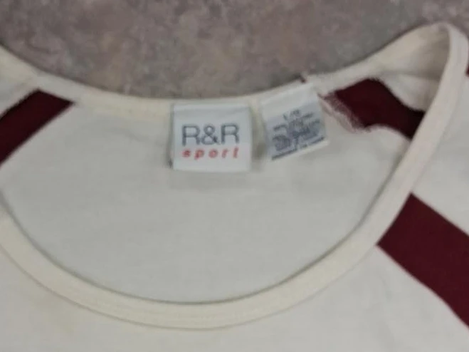 R&R Sport Baseball T-Shirt Size Large