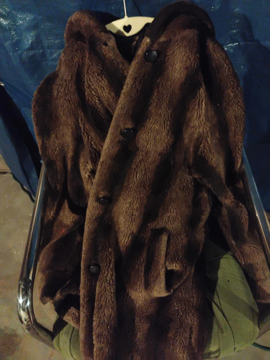 Brown Faux Fur Coat