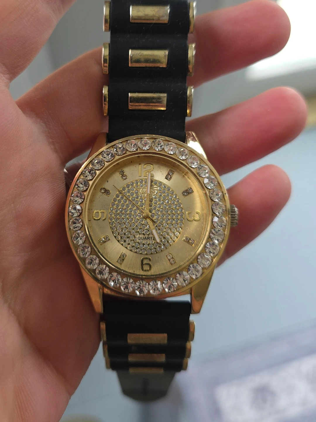 Men's Techno Pave Quartz Watch