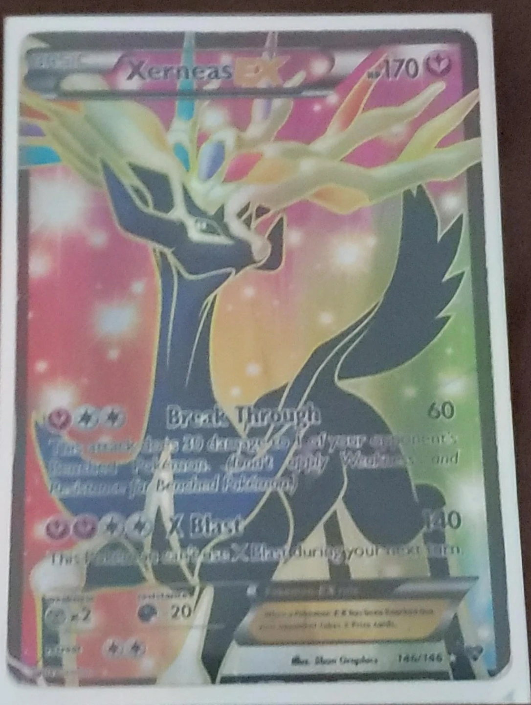 Xerneas EX Pokemon Card 146/146