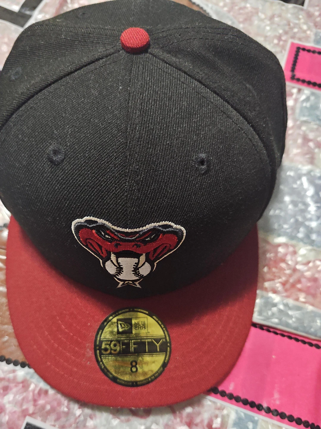 New Era Arizona Diamondbacks 59FIFTY Fitted Hat Size 8