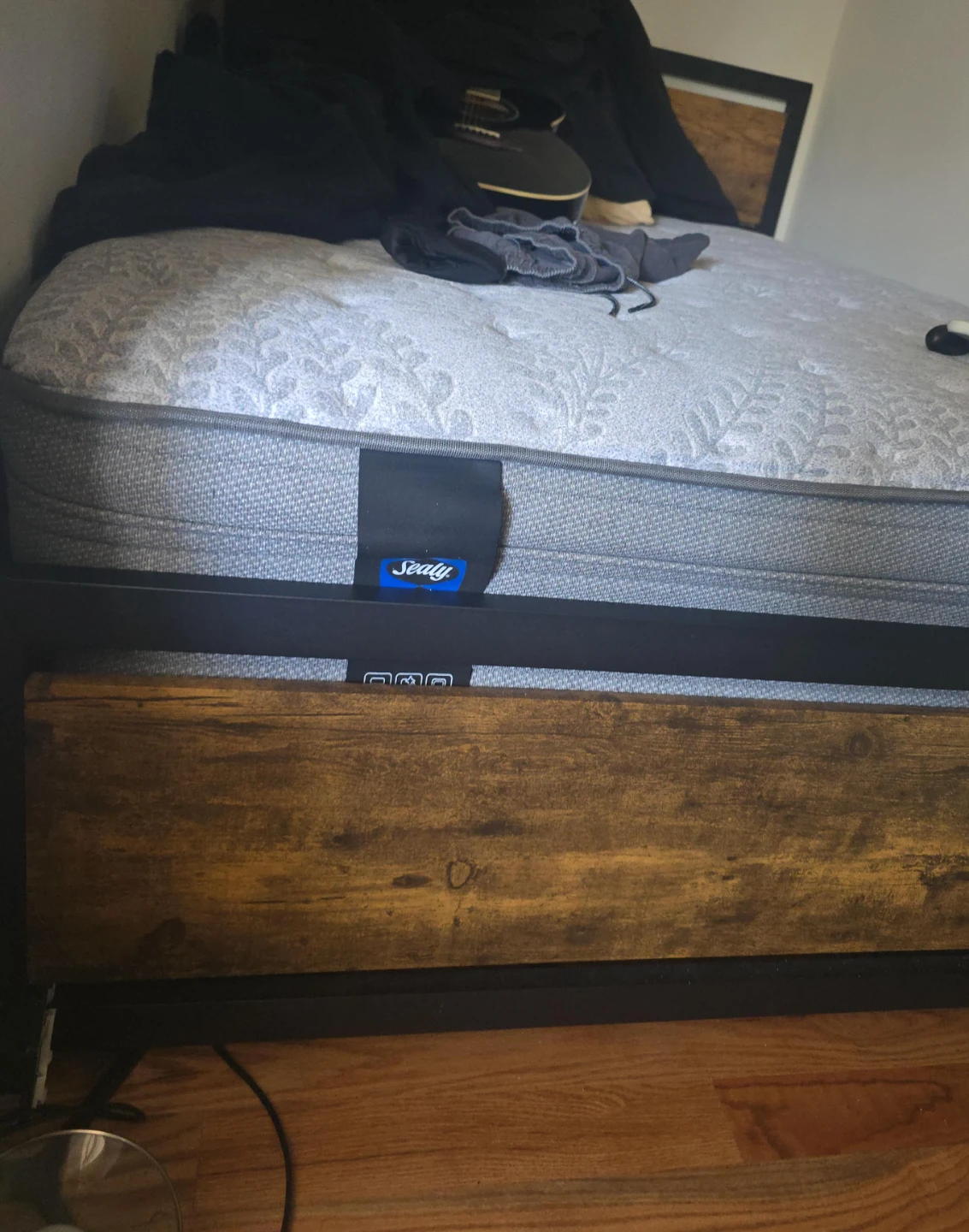 Sealy Mattress with Bed Frame