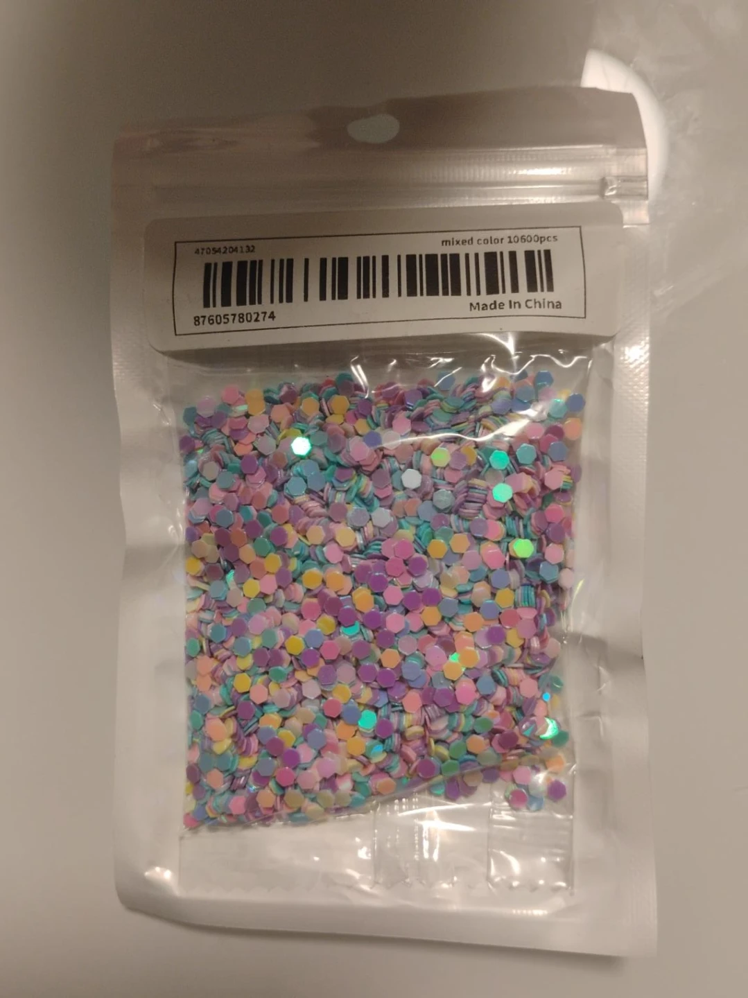 Mixed Colour Hexagon Confetti 10600pcs - photo 2