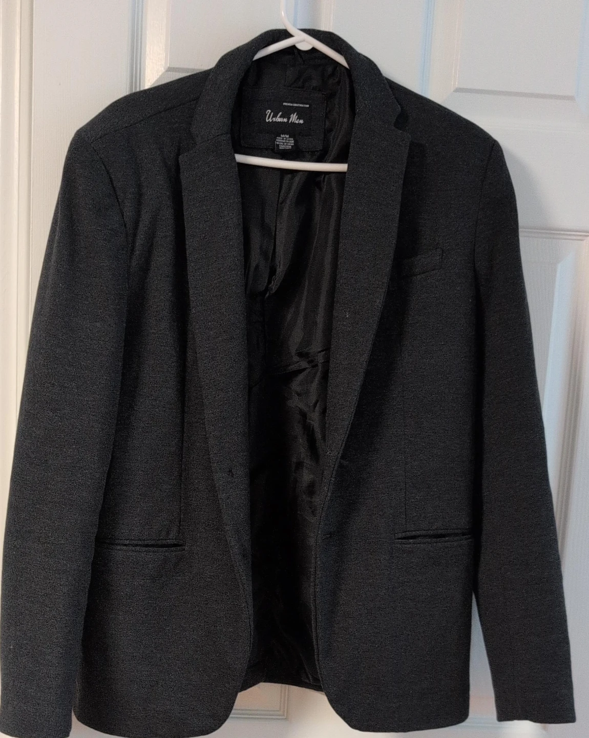 Urban Men Charcoal Blazer - Size M