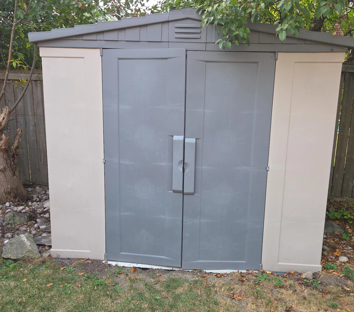 Keter outdoor storage shed